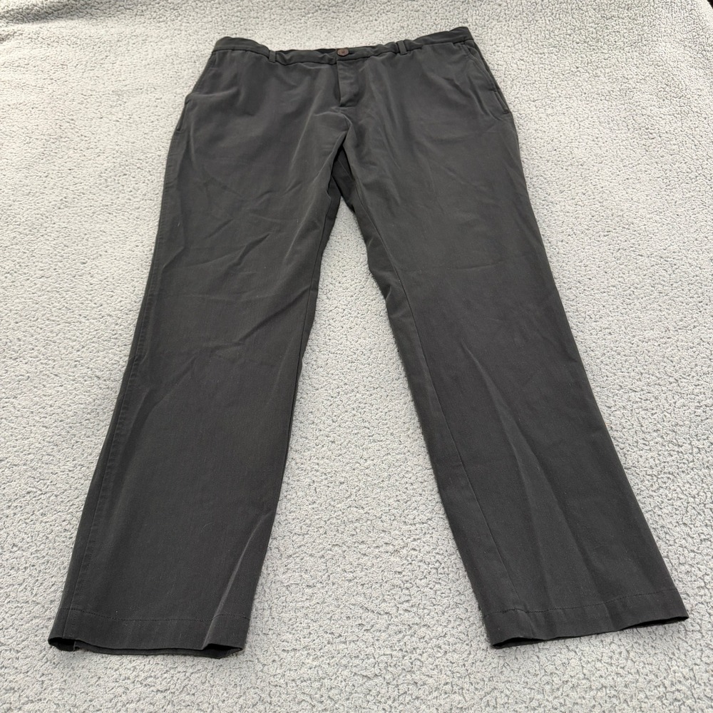 Ministry of Supply Kinetic Pants Mens 40 Charcoal Gray Tech Stretch Commuter
